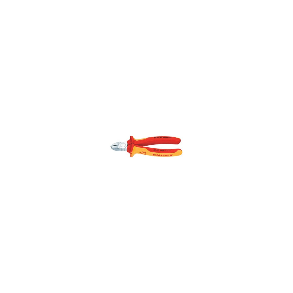 Knipex 160mm Fully Insulated Diagonal Side Cutter : Model No.70 06 160 SBE