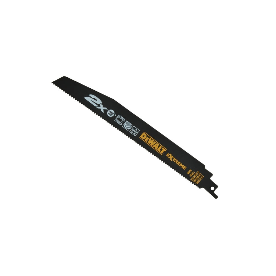 DEWALT 2X Life General Purpose Reciprocating Blades 228mm Pack of 5