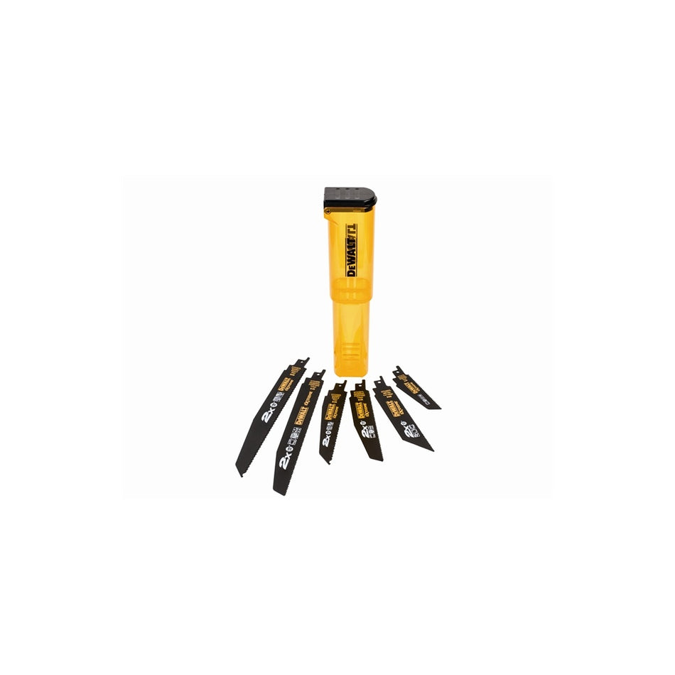 DEWALT DT2440L 2X Life Reciprocating Saw Blade Set 6 Piece