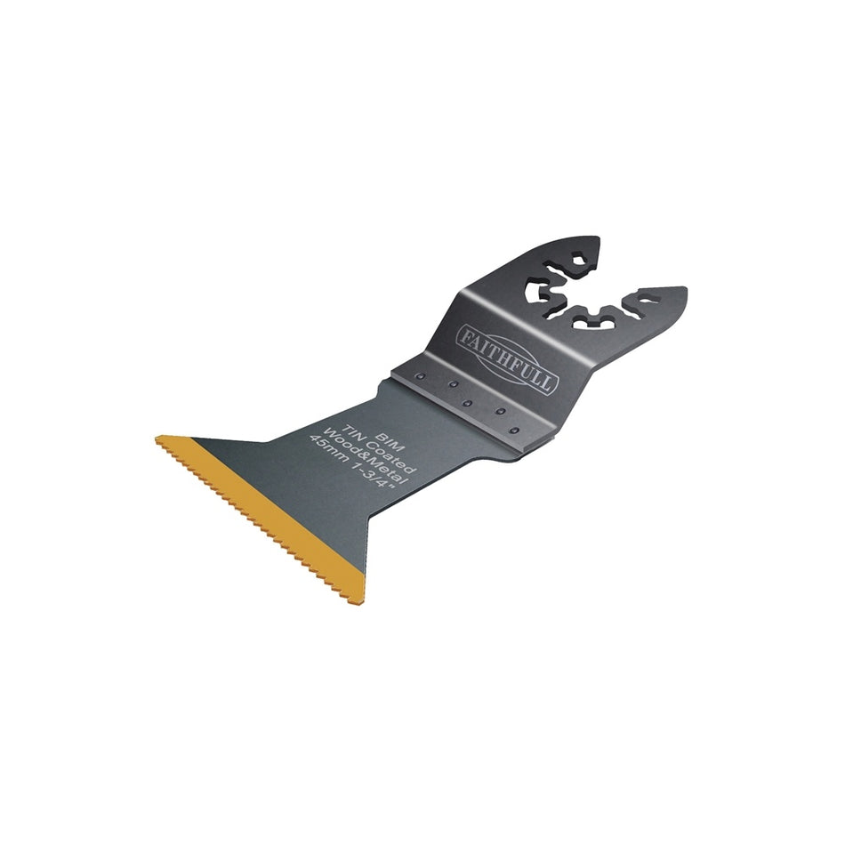 Faithfull Multi-Functional Tool Bi-Metal Flush Cut TiN Coated Blade 45mm