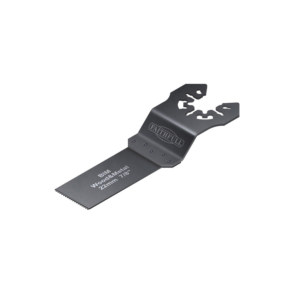 Faithfull Multi-Functional Tool Flush Wood/Metal Blade 22mm Pack of 5