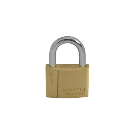 Faithfull Brass Padlock 50mm 3 Keys