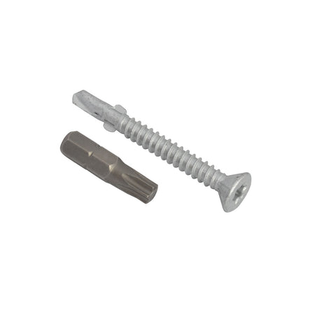 Forgefix TechFast Roofing Screw Timber - Steel Light Section 4.8x38mm Pack 100