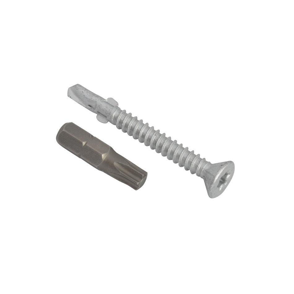 Forgefix TechFast Roofing Screw Timber - Steel Light Section 4.8x38mm Pack 100