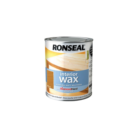 Ronseal Interior Wax Medium Oak 750ml