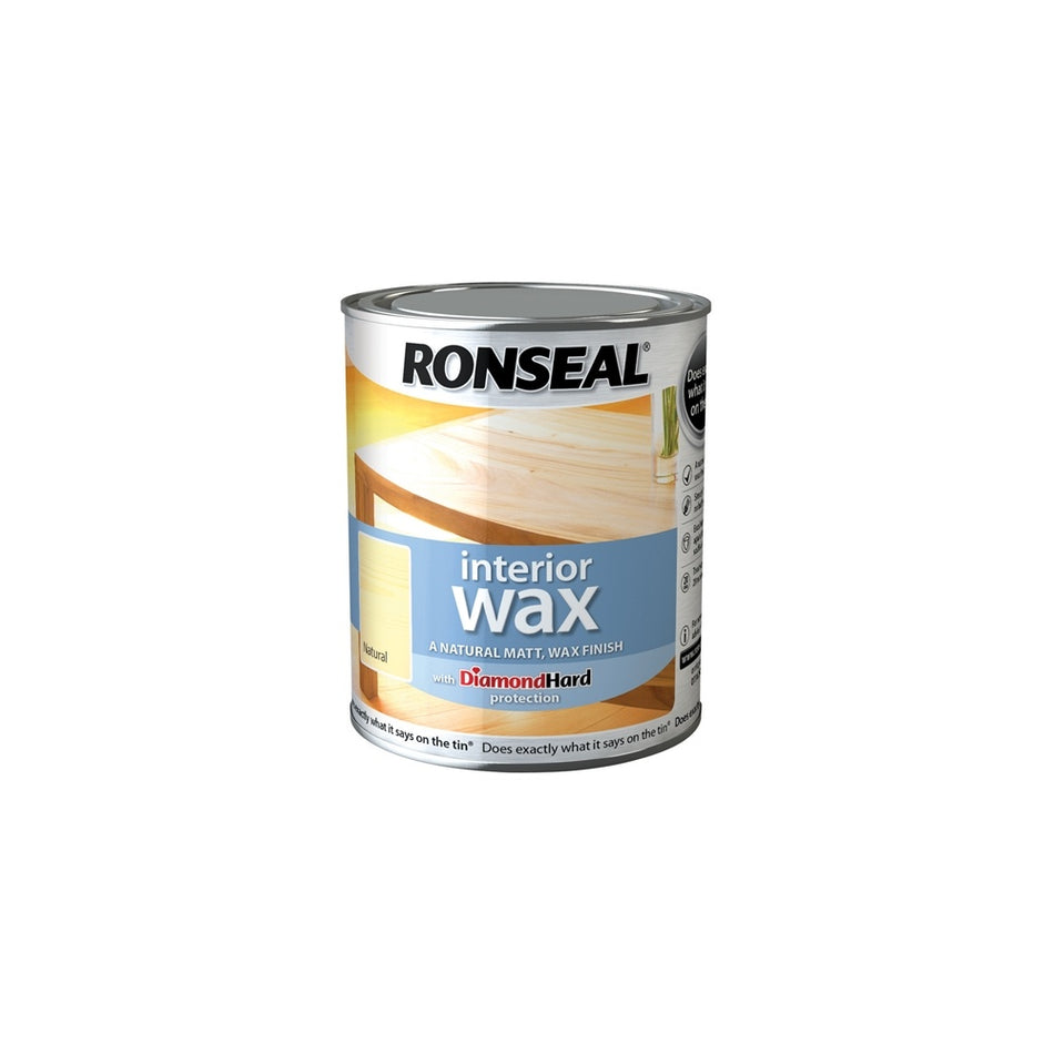 Ronseal Interior Wax Natural 750ml