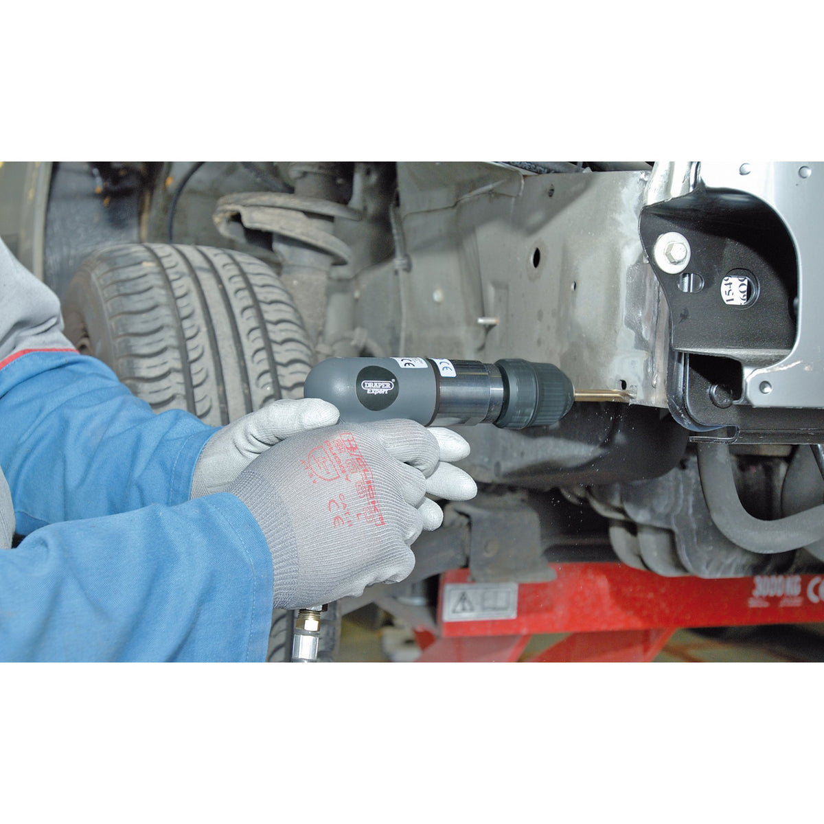 DRAPER Expert Composite Body Soft Grip Reversible Air Drill with 10mm Keyless Chuck: Model No.5276K/PRO