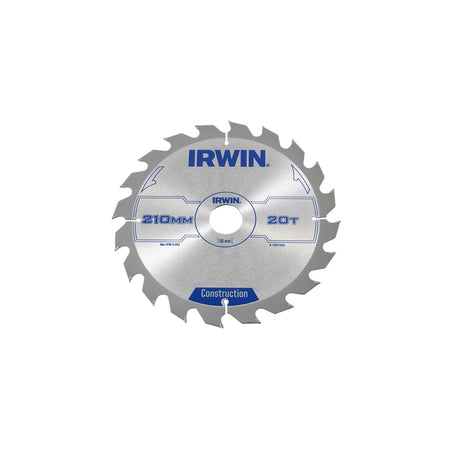 IRWIN Circular Saw Blade 210 x 30mm x 20T ATB