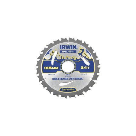 IRWIN Weldtec Circular Saw Blade 165 x 30mm x 24T ATB