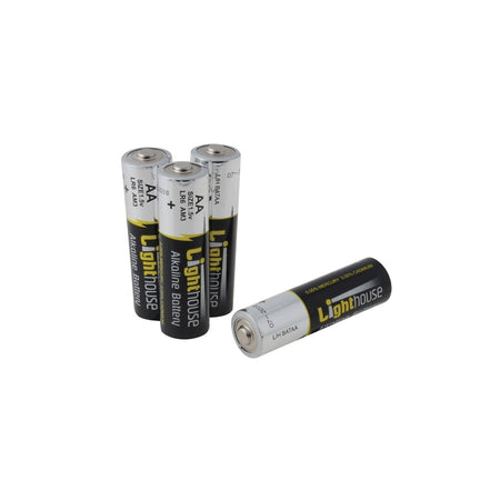 Lighthouse Alkaline Batteries AA LR6 2400mAh Pack of 4