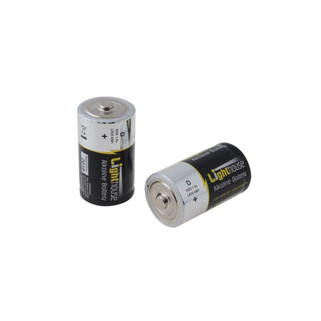 Lighthouse Alkaline Batteries D LR20 14800mAh Pack of 2