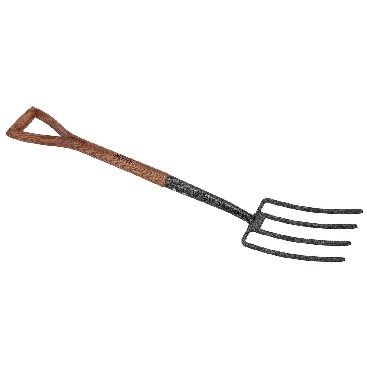 DRAPER Carbon Steel Garden Fork with Ash Handle: Model No.A107EH/I