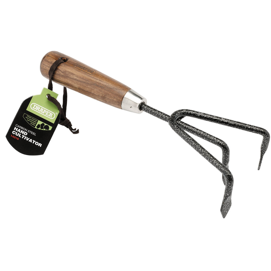 Carbon Steel Heavy Duty Hand Cultivator with Ash Handle Model. No. A3094/I