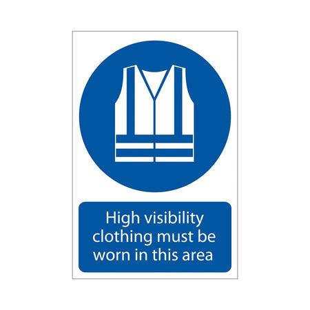 DRAPER 'Hi-Visibility Clothing' Mandatory Sign: Model No.SS05