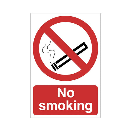 DRAPER 'No Smoking' Prohibition Sign: Model No.SS54