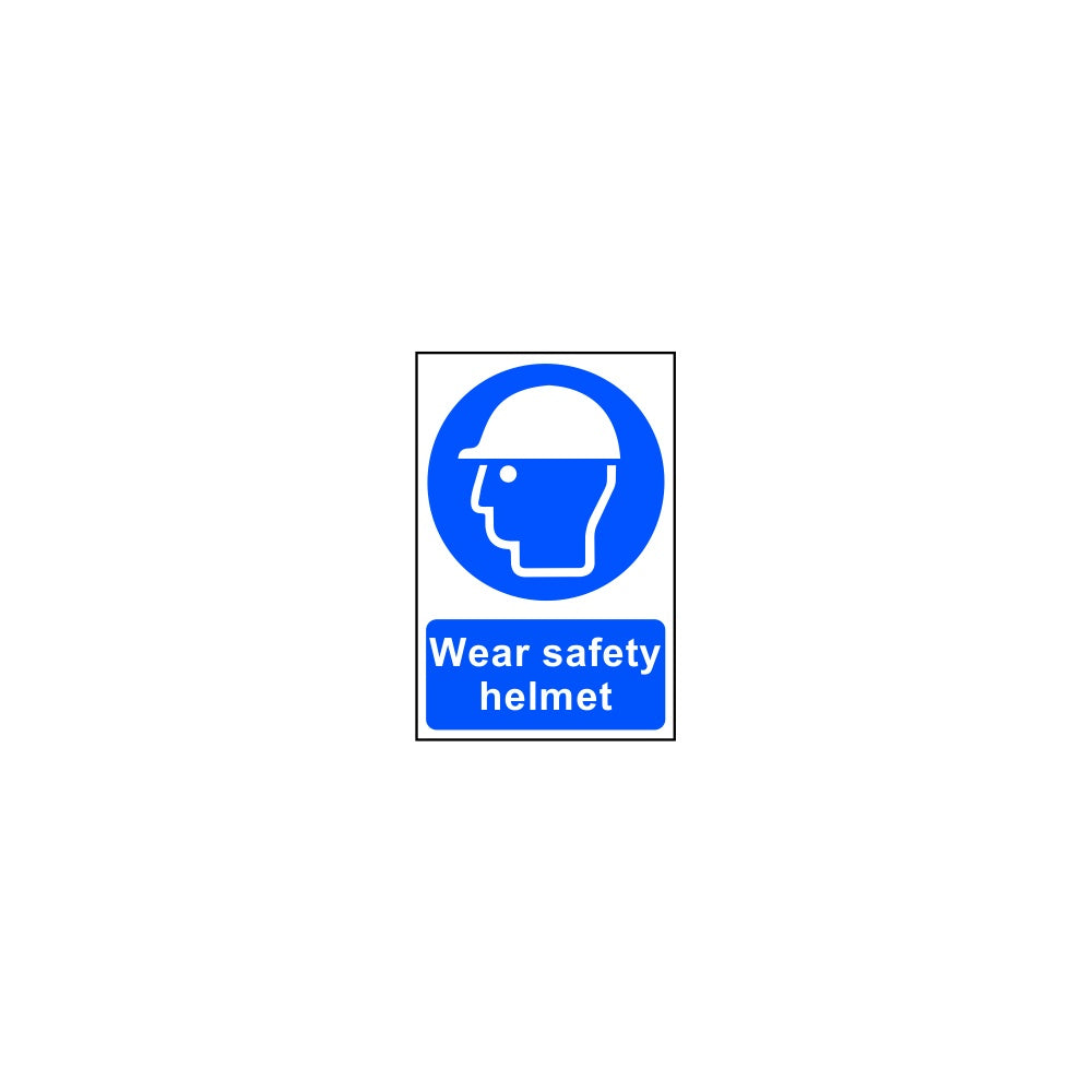 Wear Safety Helmet - PVC (200 x 300mm)