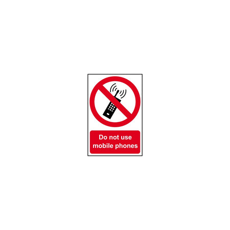 Do not use mobile phones - PVC (200 x 300mm)