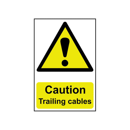 Caution Trailing cables - PVC (200 x 300mm)