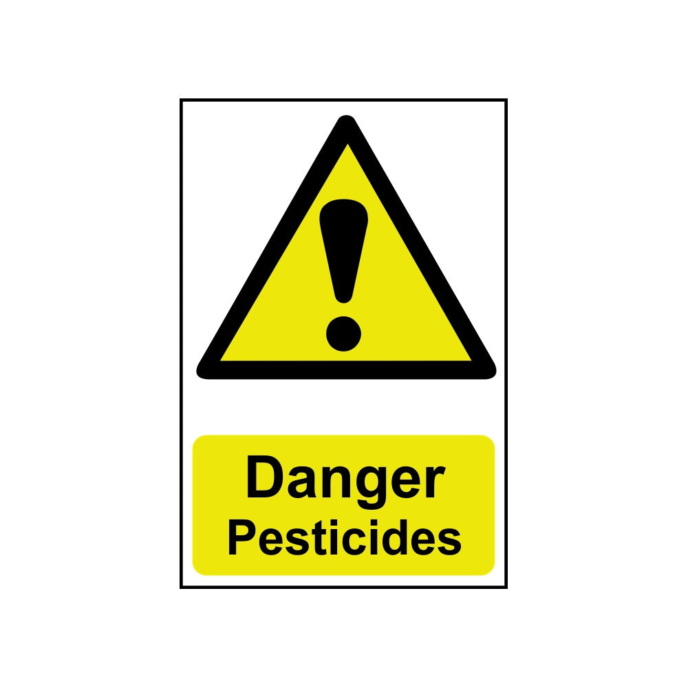 Danger Pesticides - PVC (200 x 300mm)
