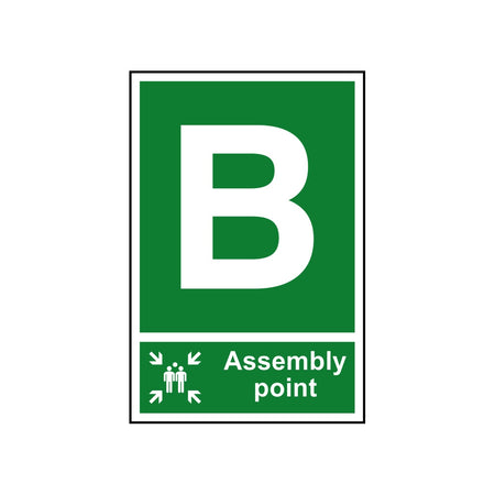 Assembly Point B - PVC (200 x 300mm)