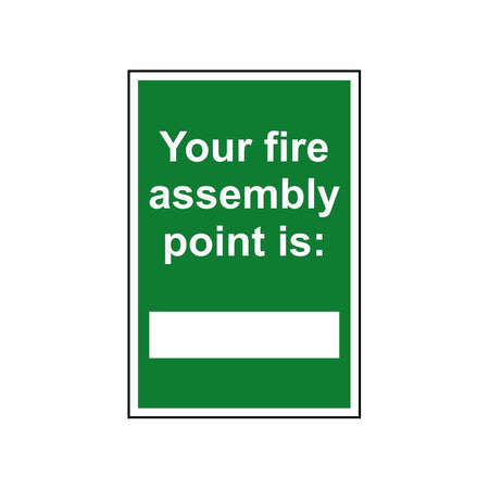 Your fire assembly point is: - PVC (200 x 300mm)