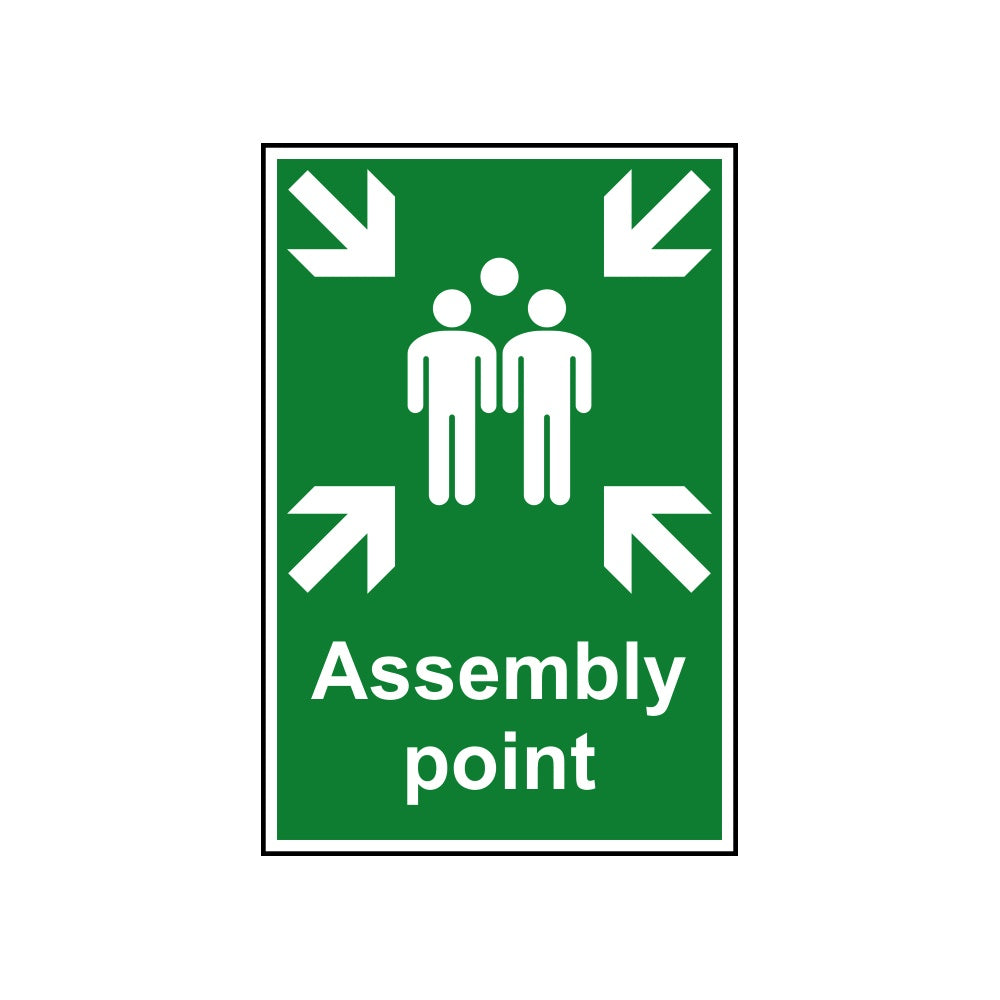 Assembly point - PVC (200 x 300mm) – Cassells Industrial Products Ltd
