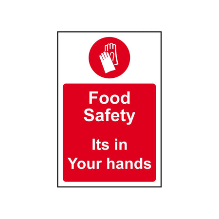 Food Safety Its in your hands - PVC (200 x 300mm)