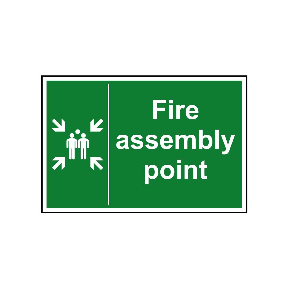 Fire assembly point - PYC (200 x 300mm)
