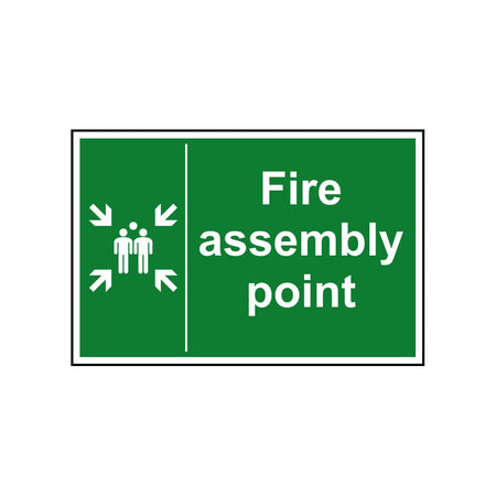 Fire assembly point - PYC (200 x 300mm)