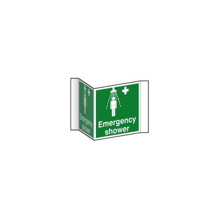 Emergency shower (Projection sign) - RPVC (200mm face) – Cassells ...