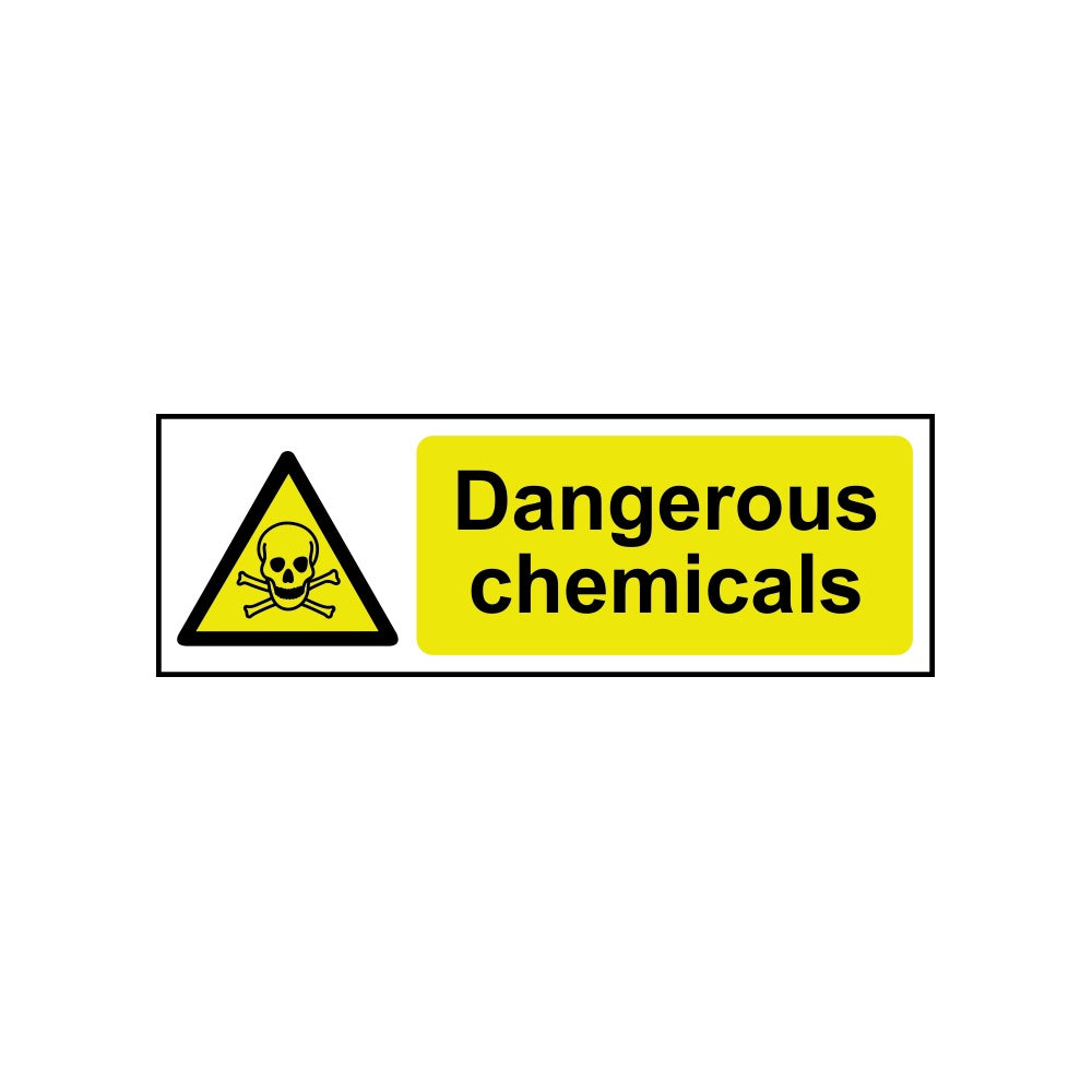 Dangerous chemicals - RPVC (600 x 200mm)