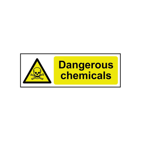Dangerous chemicals - RPVC (600 x 200mm)