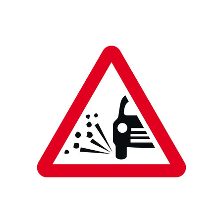 750mm tri. Temporary Sign - Loose Gravel