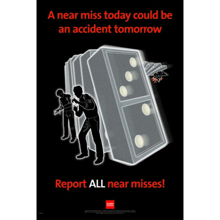 RoSPA Safety Poster - A near miss today... (Laminated)