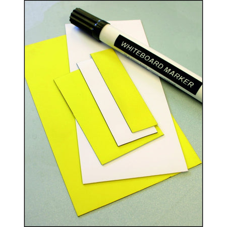 Magnetic Location Markers - 70 x 150mm (Yellow Pack of 10)