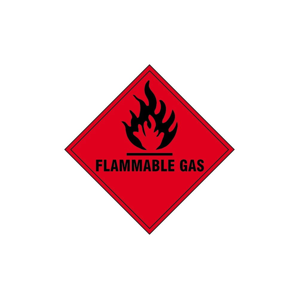 Flammable Gas - SAV (200 x 200mm)