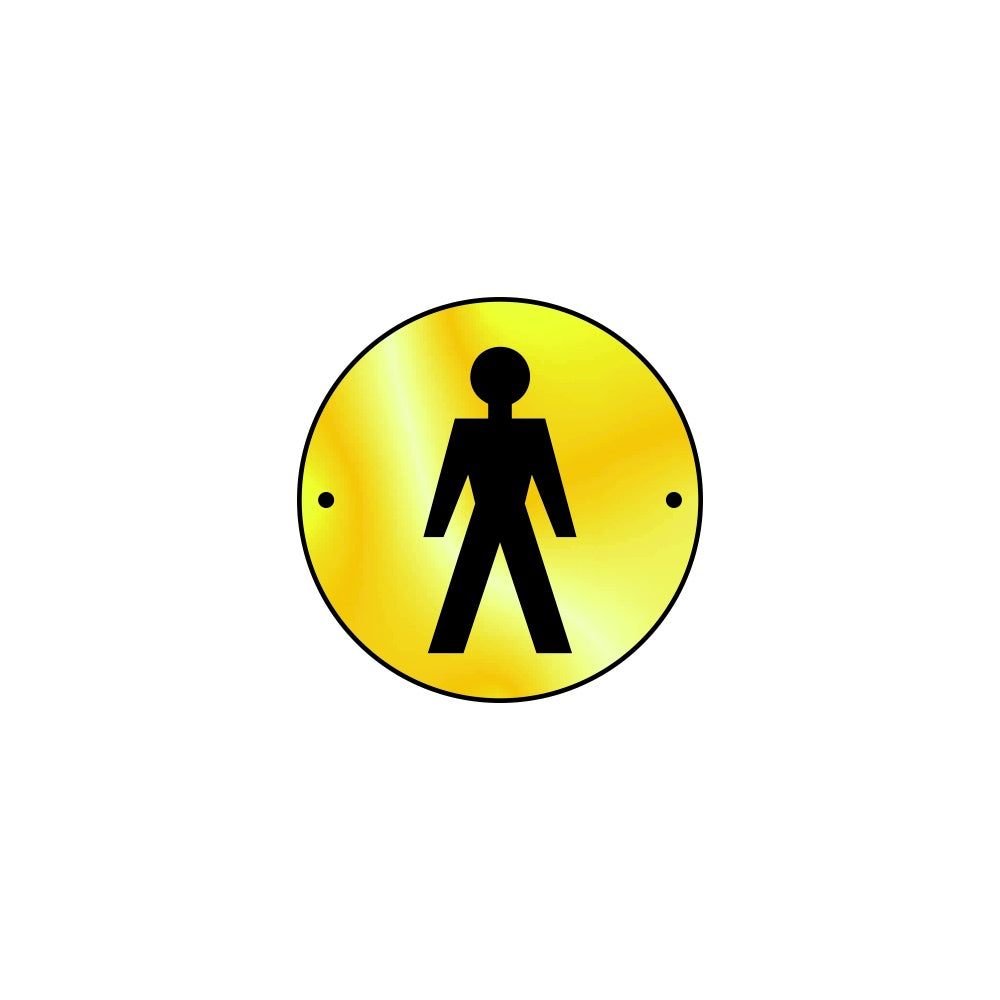 Gentlemen graphic door disc - PSS (75mm dia.) – Cassells Industrial ...