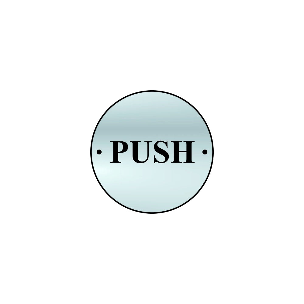 Push door disc - SAA (75mm dia.)