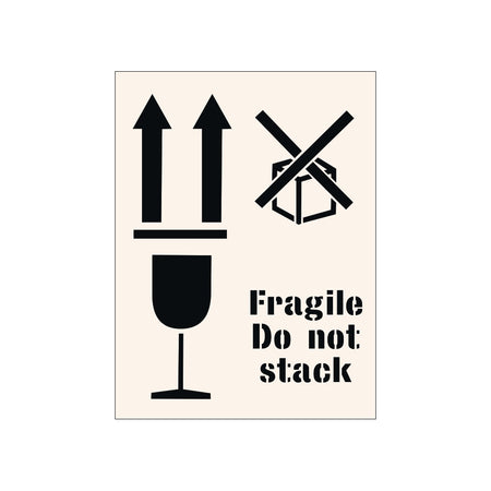 Fragile do not stack Stencil (400 x 600mm)