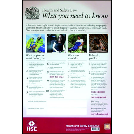 Health & Safety Poster - LAM Offshore Oil Rig Version (420 x 594mm)