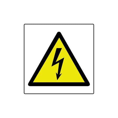 Electricity symbol - Labels (50 x 50mm Roll of 250)