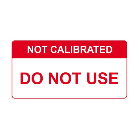 Not Calibrated Do not use - Labels (50 x 25mm Roll of 250)