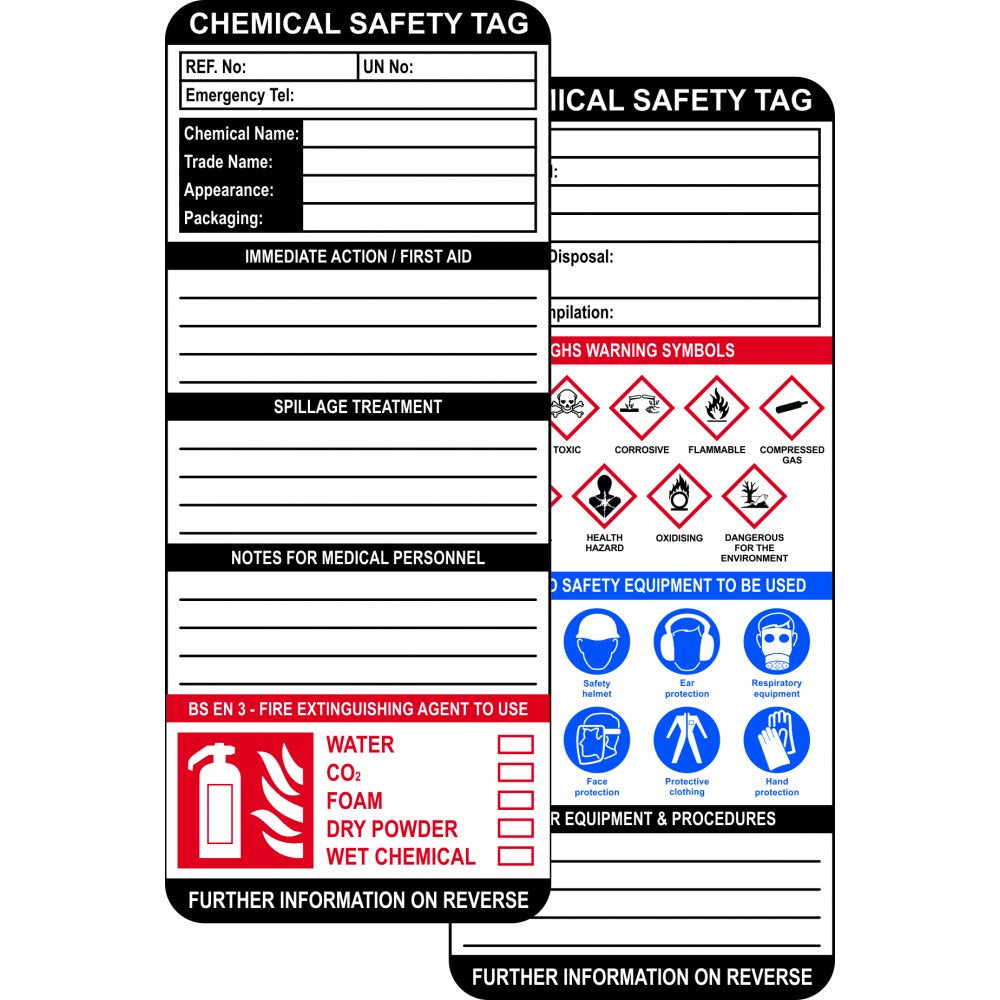 Chemical Safety Tag Kit (10 AssetTag MAX, 10 inserts, 1 pen) Boxed