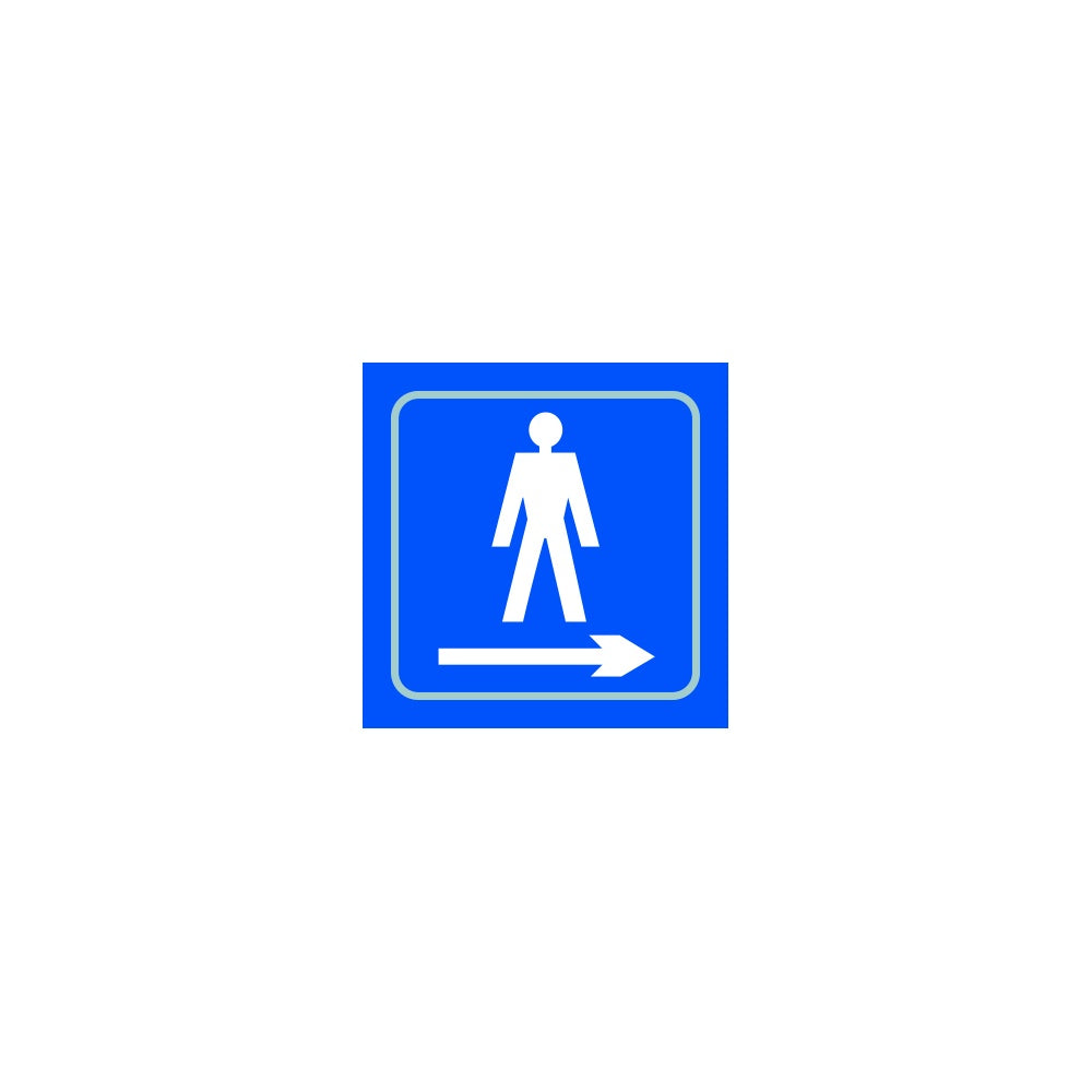 Gentlemen graphic arrow right - Taktyle (150 x 150mm)