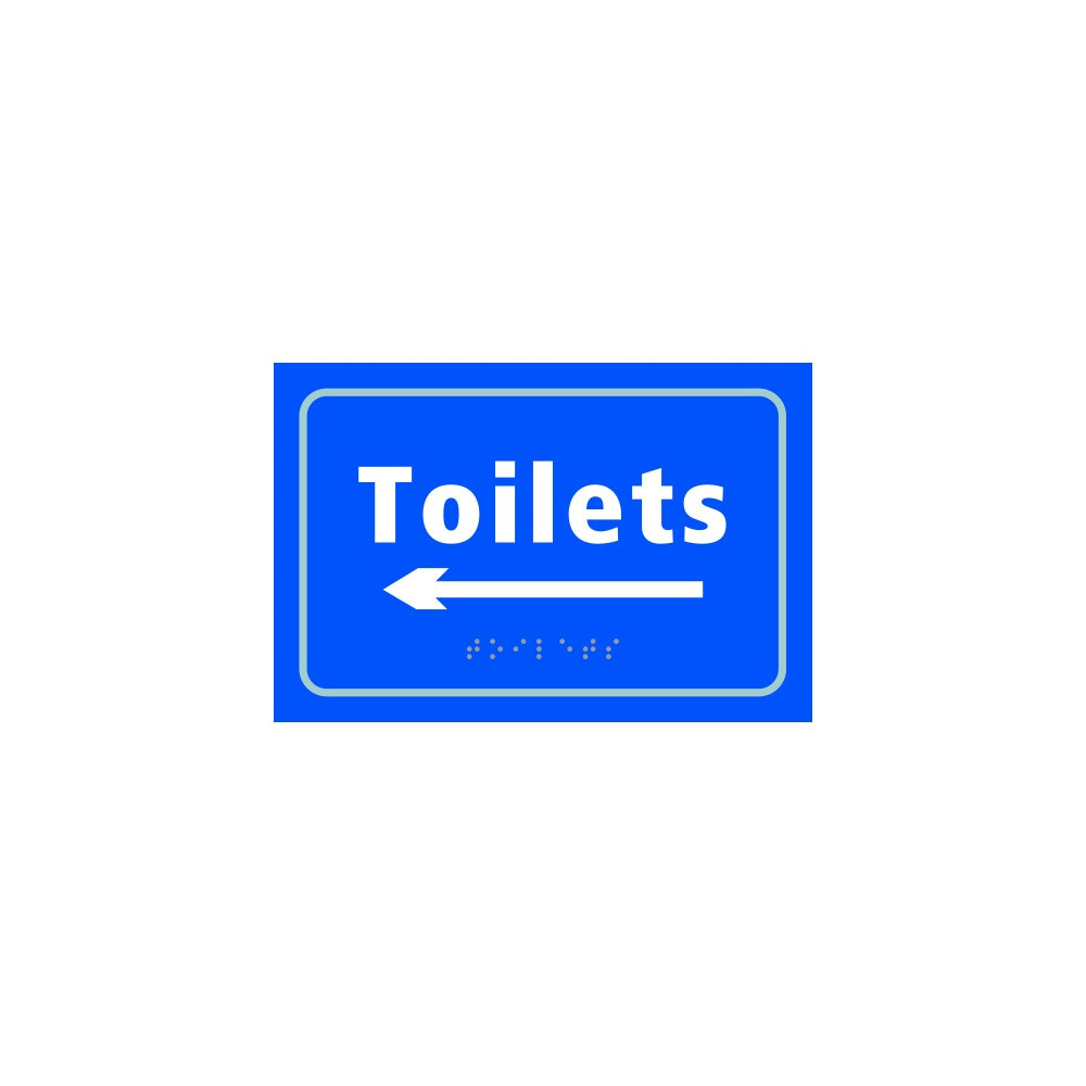 Toilets arrow left - Taktyle (225 x 150mm)