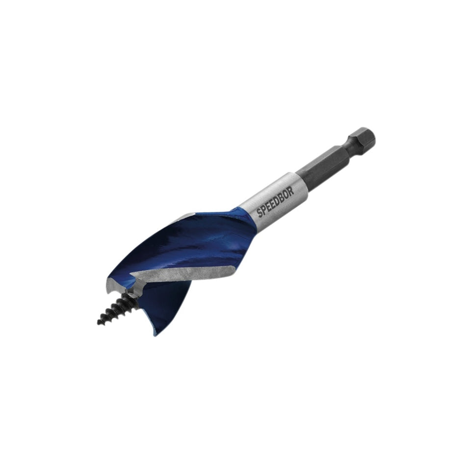6X Blue Groove Stubby Wood Bit 14mm x 4in