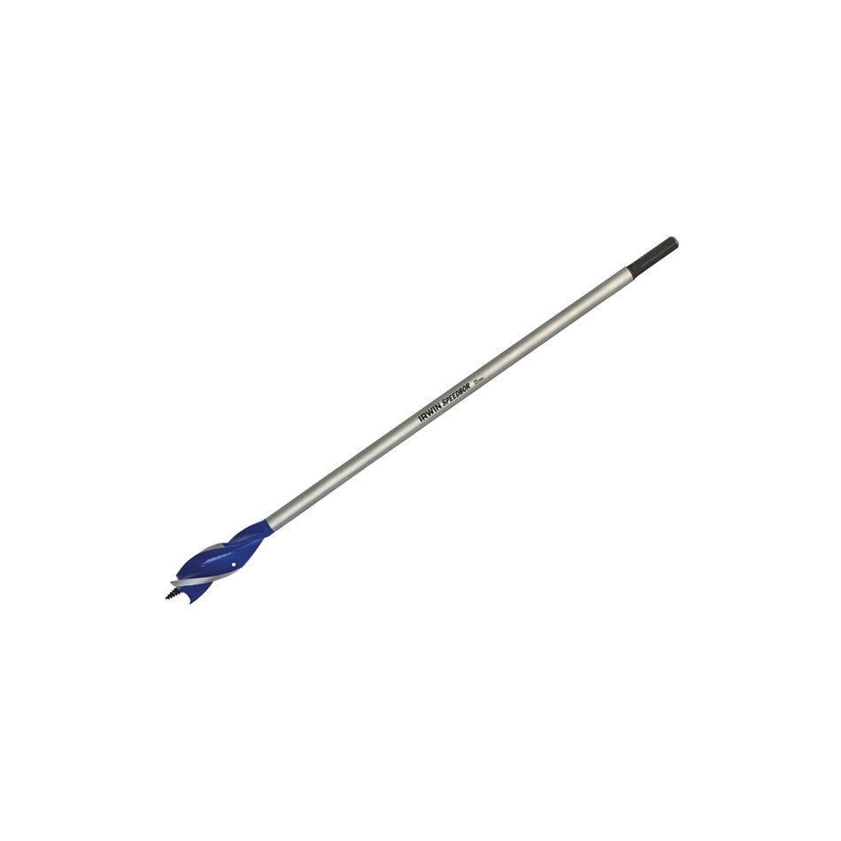 6X Blue Groove Long Wood Bit 25mm x 16in