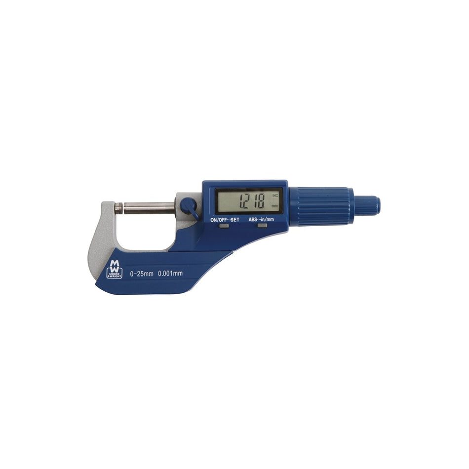 MW200-01DBL Digital External Micrometer 0-25mm/0-1in 0.001mm/.00005in