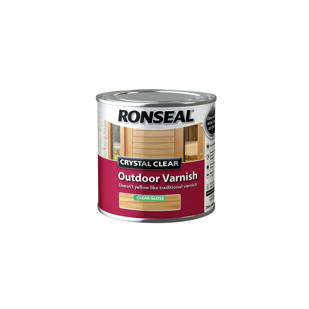 Crystal Clear Outdoor Varnish Matt 250ml