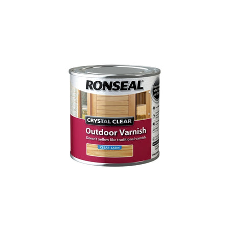 Crystal Clear Outdoor Varnish Satin 250ml